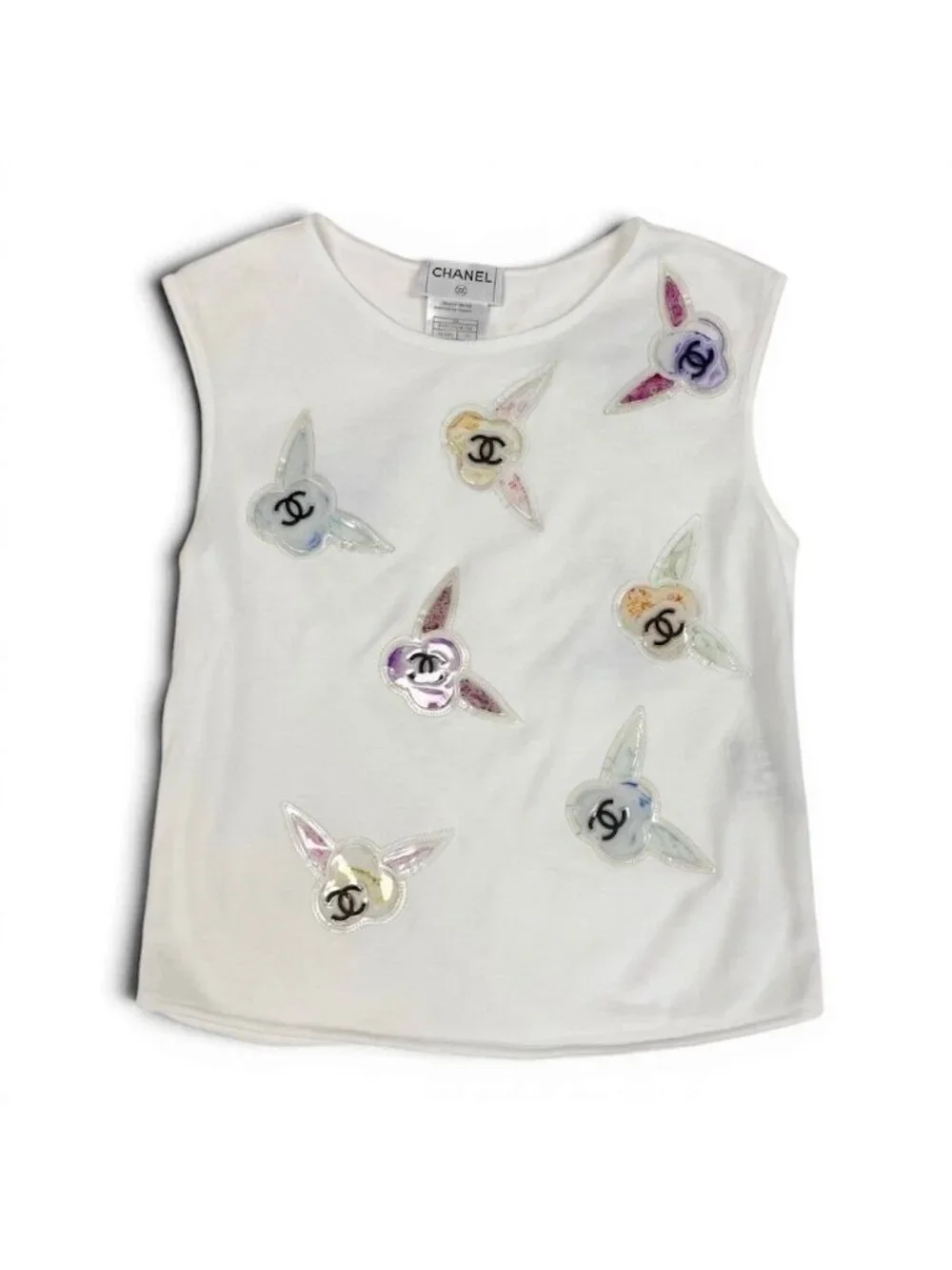Chanel CC Logo Cotton Tank